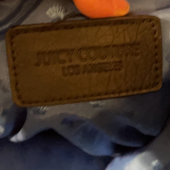 JUICY COUTURE BLACK LEATHER BAG - Picture 9 of 10